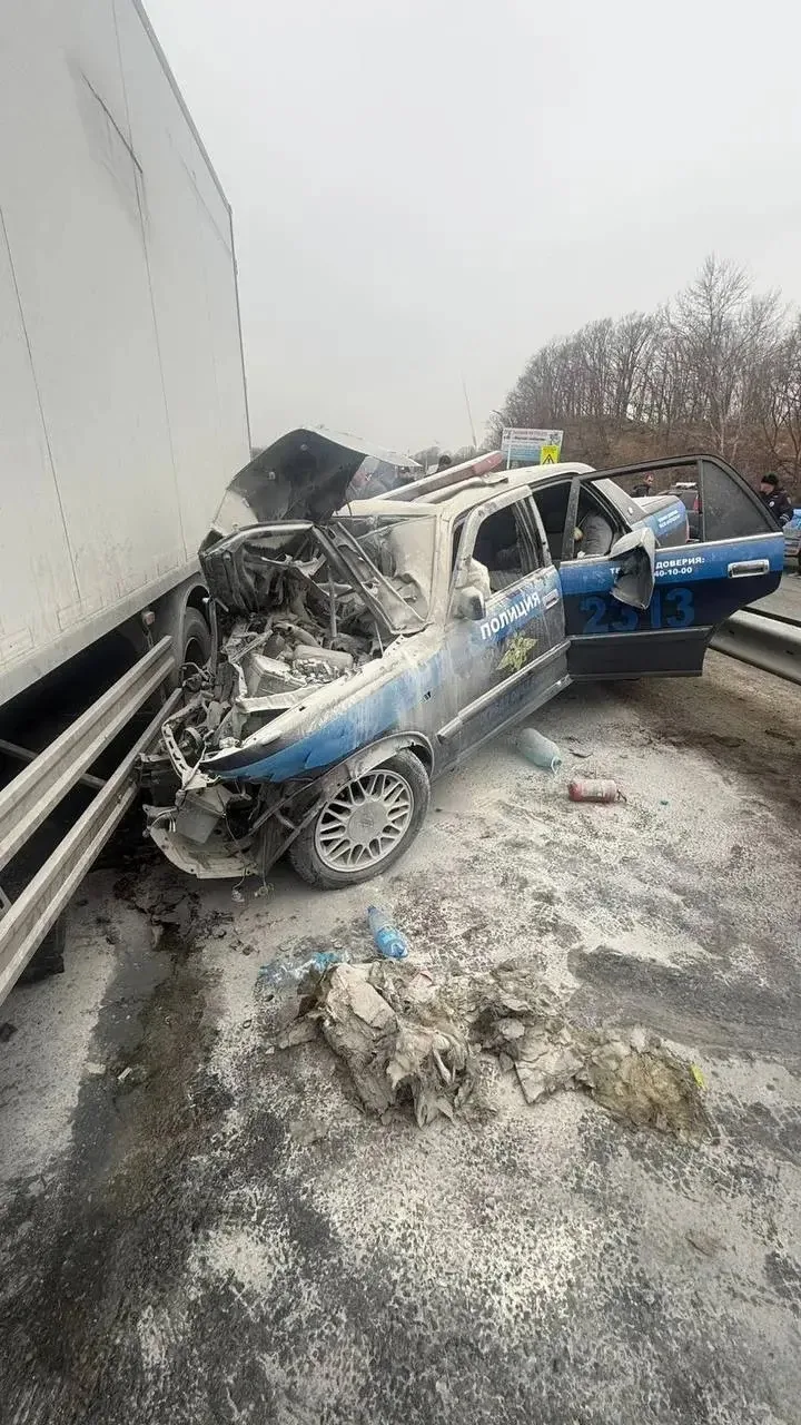 Место аварии канал МАХ (18+) полиции Приморья