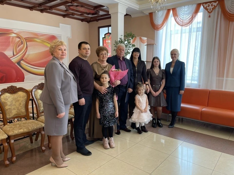 Чествование золотых юбиляров пресс-служба департамента ЗАГС Приморского края