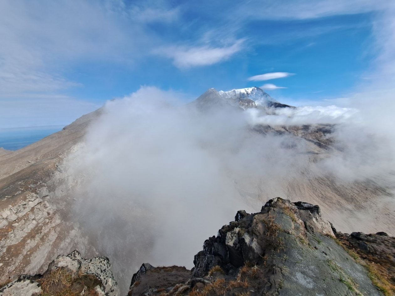 Вулкан Шивелуч. Архивное фото Елена Поддубная, KamchatkaMedia