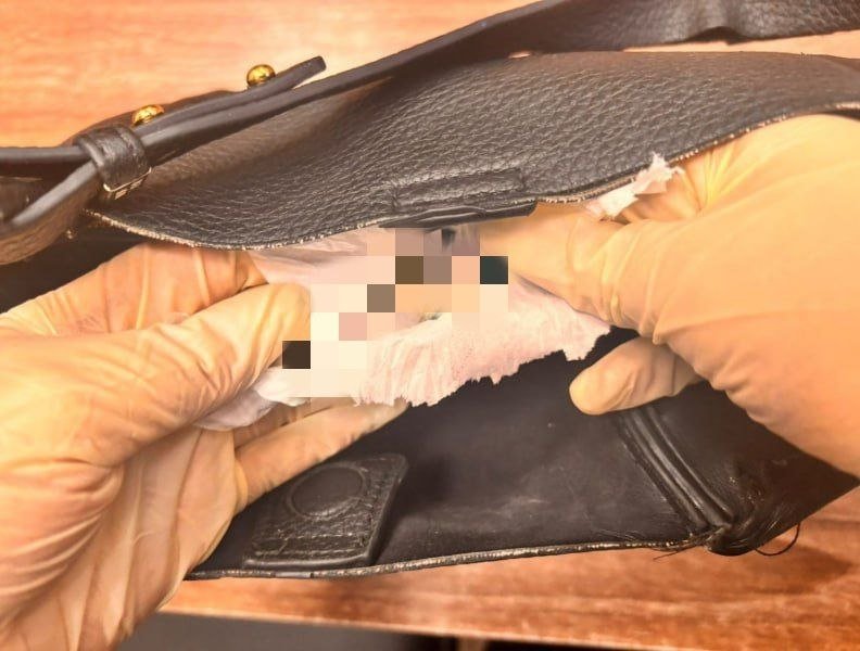 Обнаруженное в сумочке пресс-служба УТ МВД России по ДФО, по материалам ЛО МВД России на ст. Уссурийск.