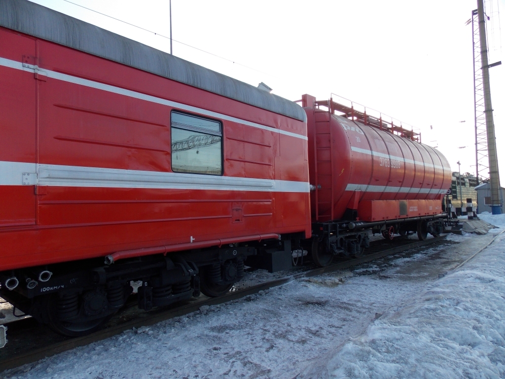 Пожарный поезд ИА IrkutskMedia