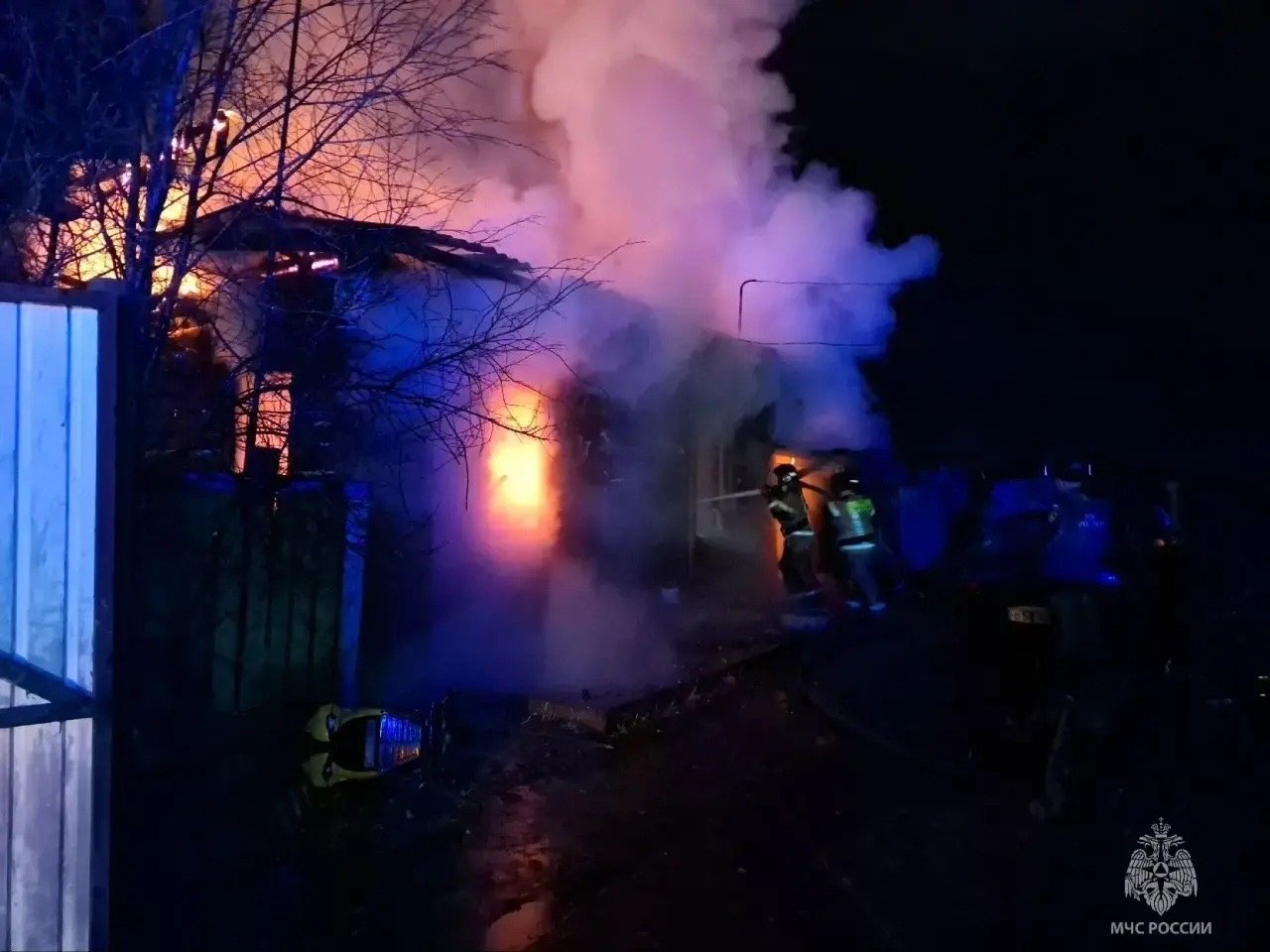 Пожар МЧС по Забайкальскому краю