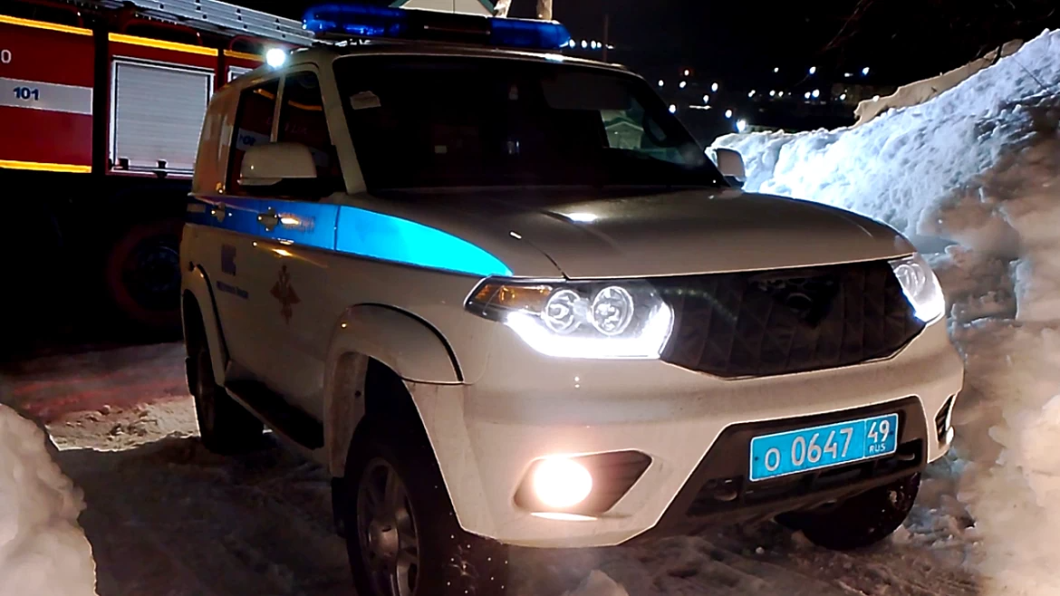 С места происшествия УМВД России по Магаданской области