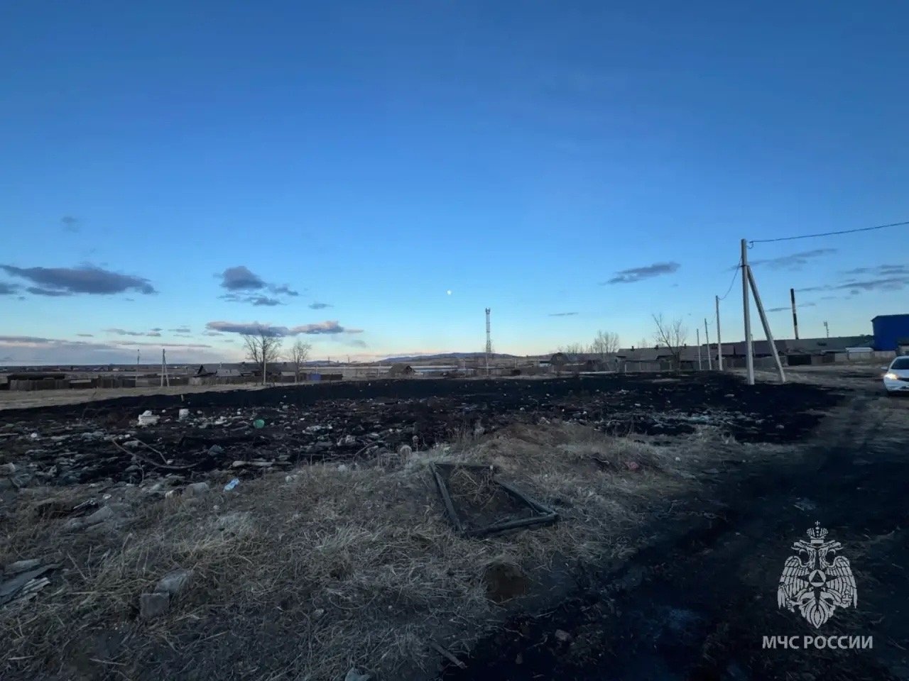 Пожар МЧС Забайкалья