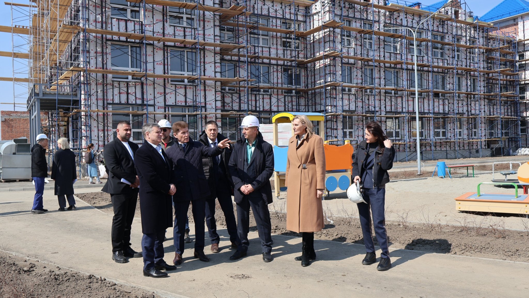 Олег Кожемяко проверил крупные стройки Уссурийска Александр Шепырев, ИА UssurMedia