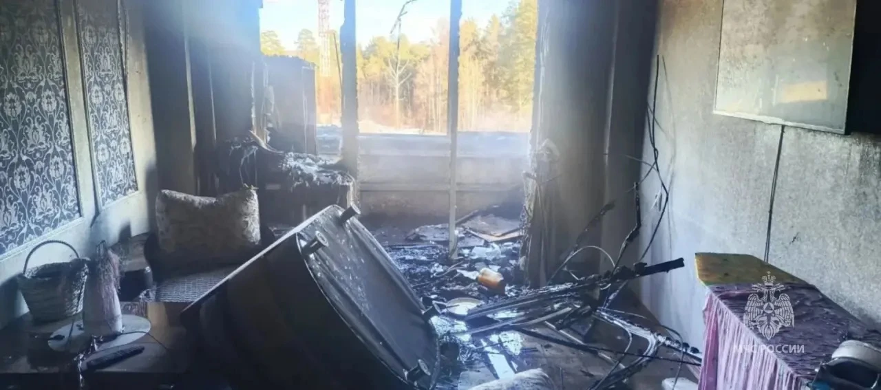 Пожар ГУ МЧС России по региону