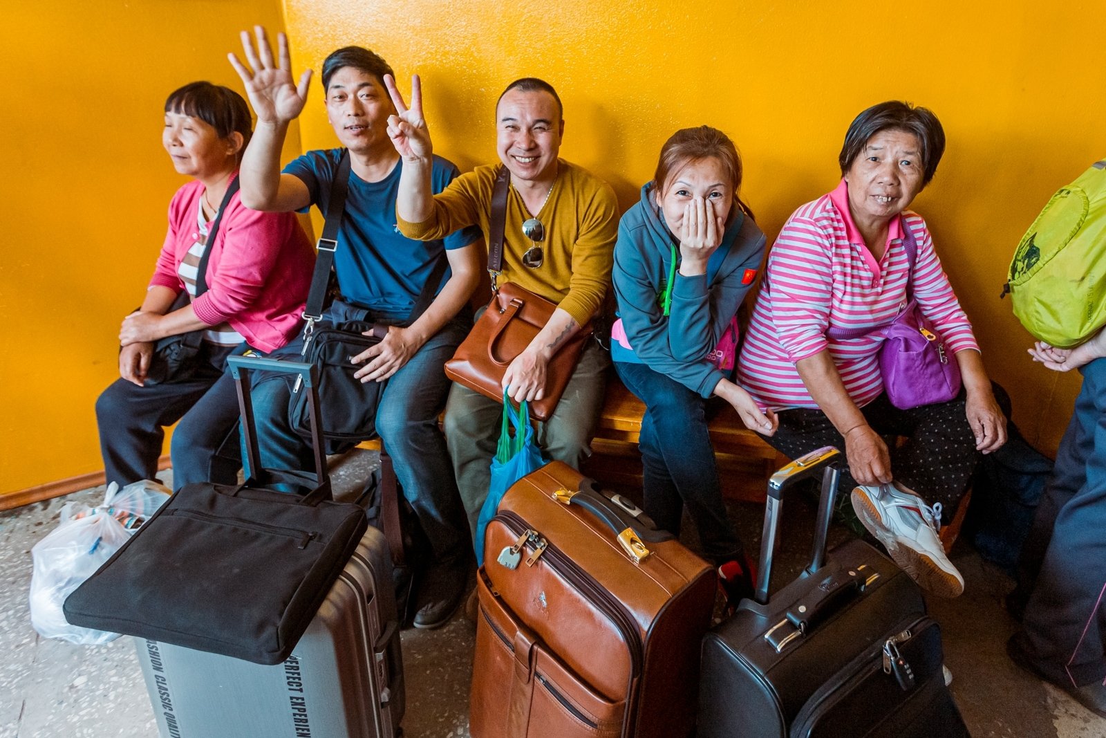 Китайские туристы в пункте пропуска Пограничный Мария Смитюк, ИА PrimaMedia