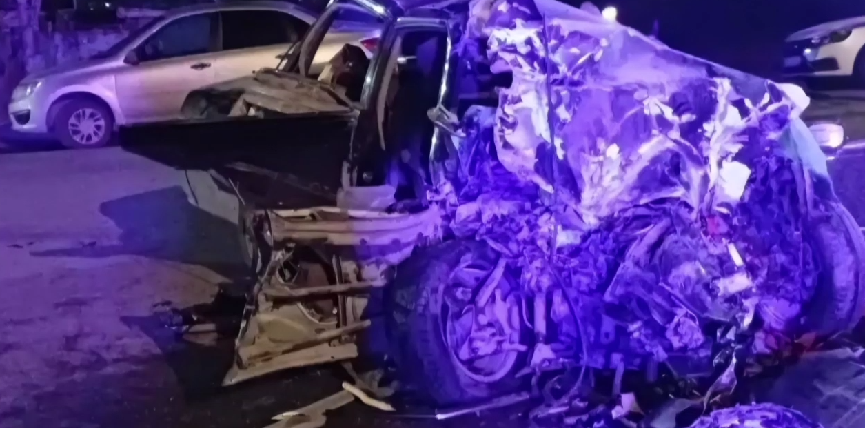 Пострадавшее авто Кадр из видео