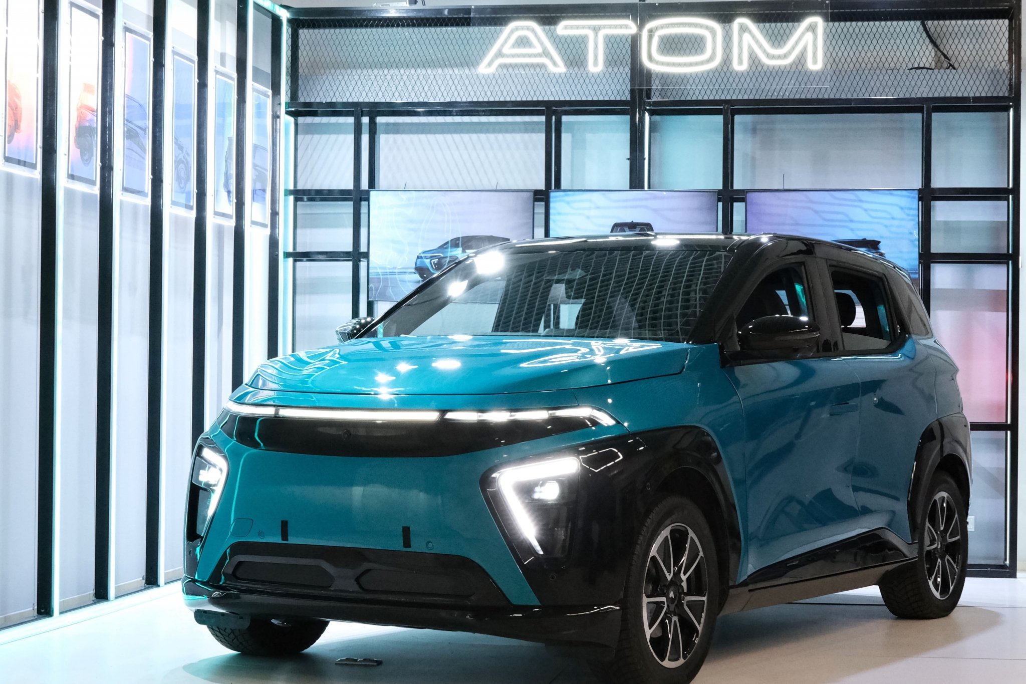 Т2 обеспечила связью первый отечественный серийный электромобиль пресс-служба Атома