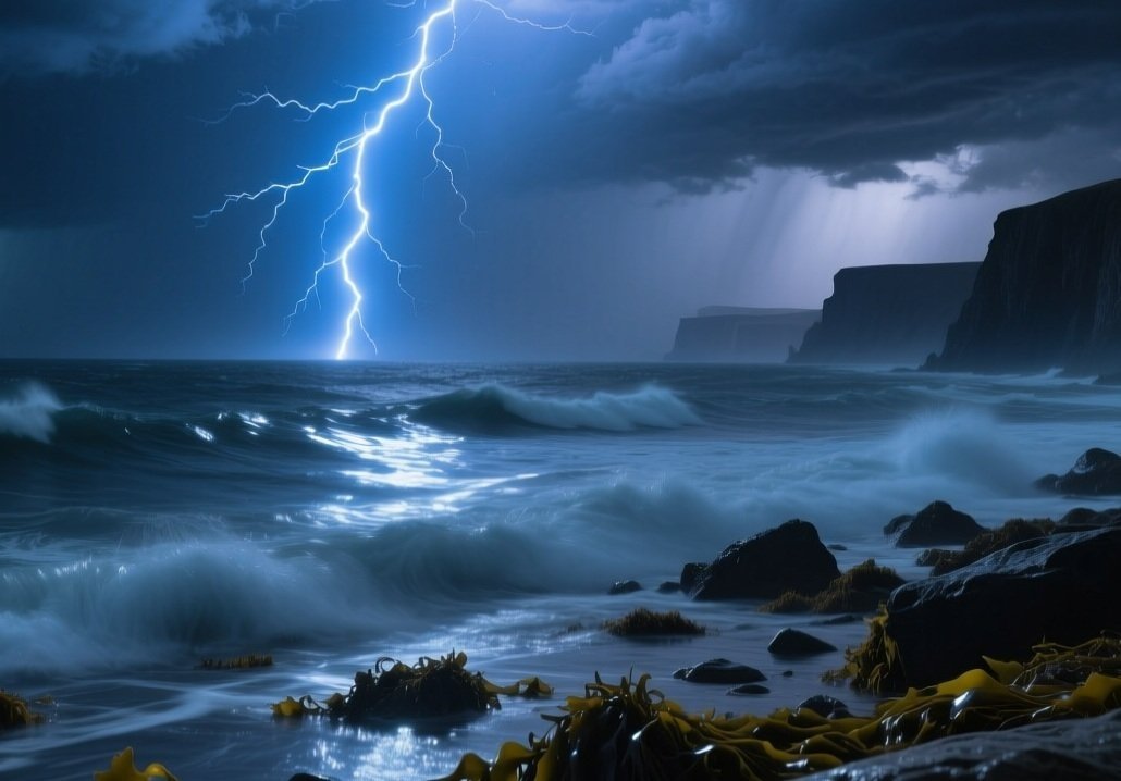 Штормовое предупреждение объявили на территории Краснодарского края Сгенерировано при помощи ИИ