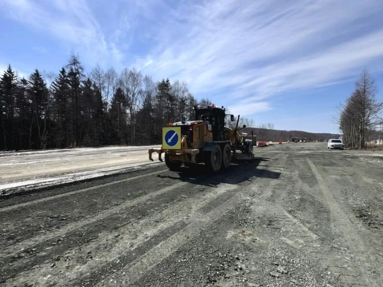 Капремонт трассы &quotЮжно-Сахалинск - Корсаков&quot пресс-служба министерства транспорта и дорожного хозяйства Сахалинской области
