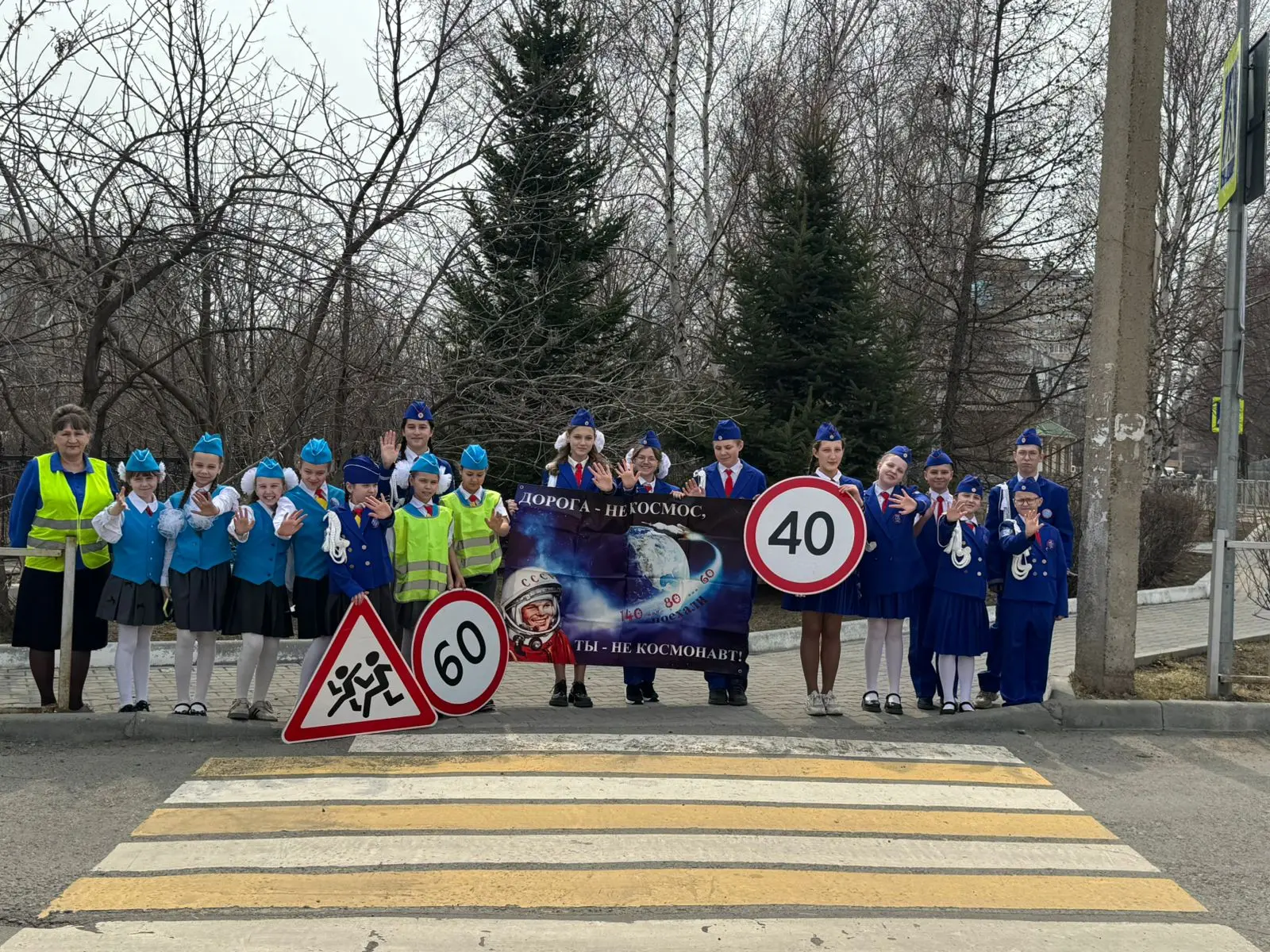 Участники акции предоставлено Госавтоинспекцией Уссурийска