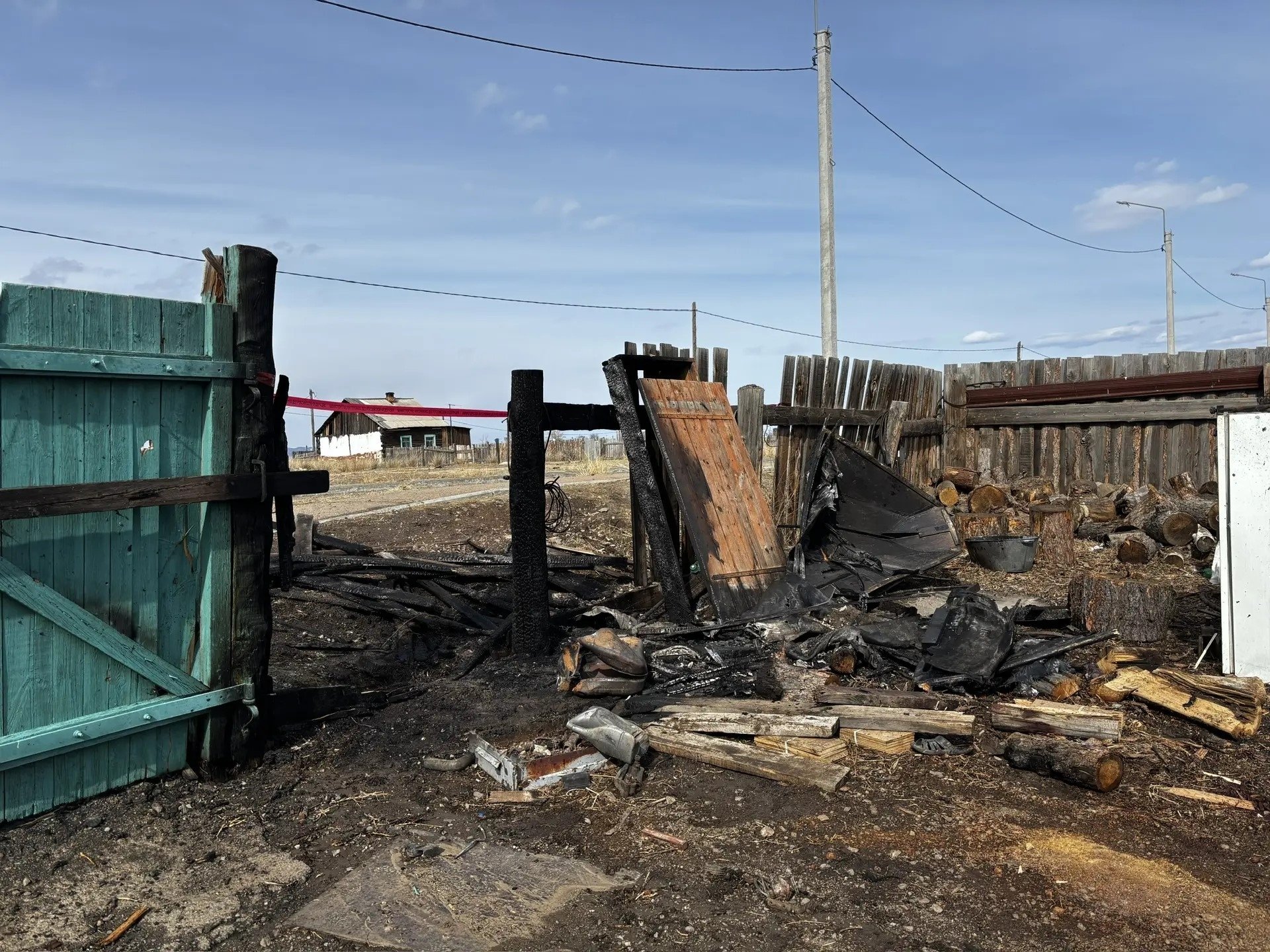 Место взрыва СУ СК РФ по Бурятии