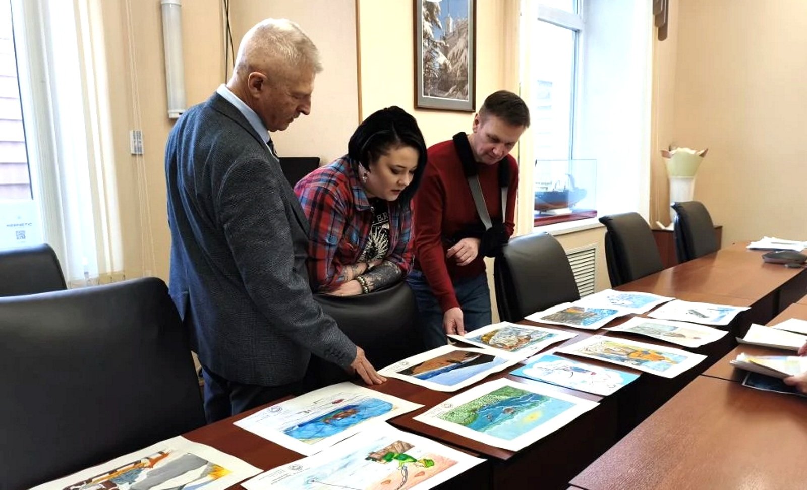 Магаданская ассоциация рыбопромышленников подвела итоги конкурса детского рисунка Тихрыбком