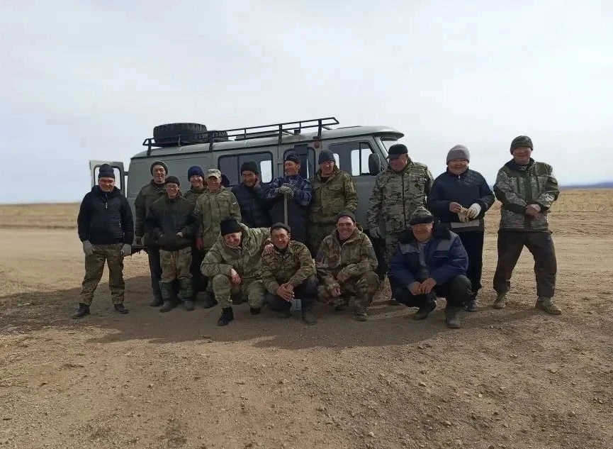 Участники акции пресс-службы Минприроды Забайкалья